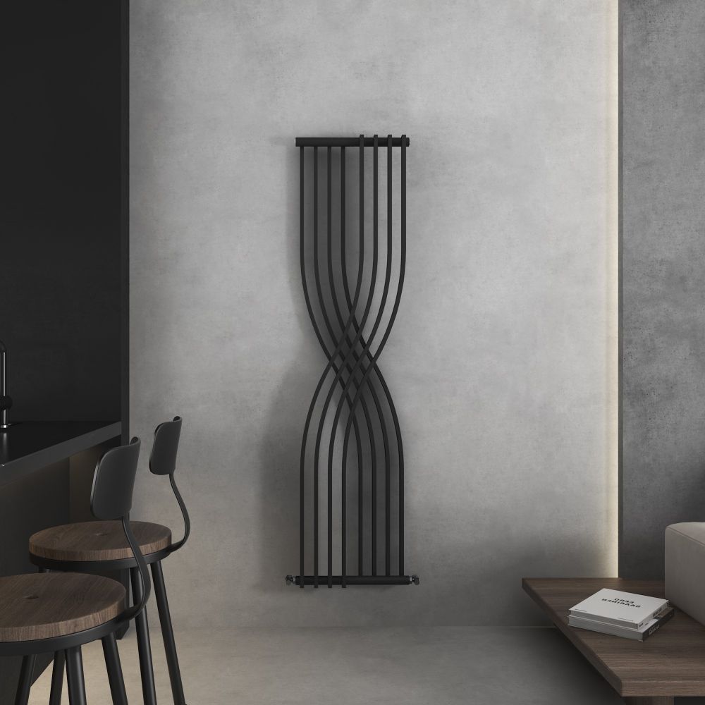 Venus Black Designer Radiator