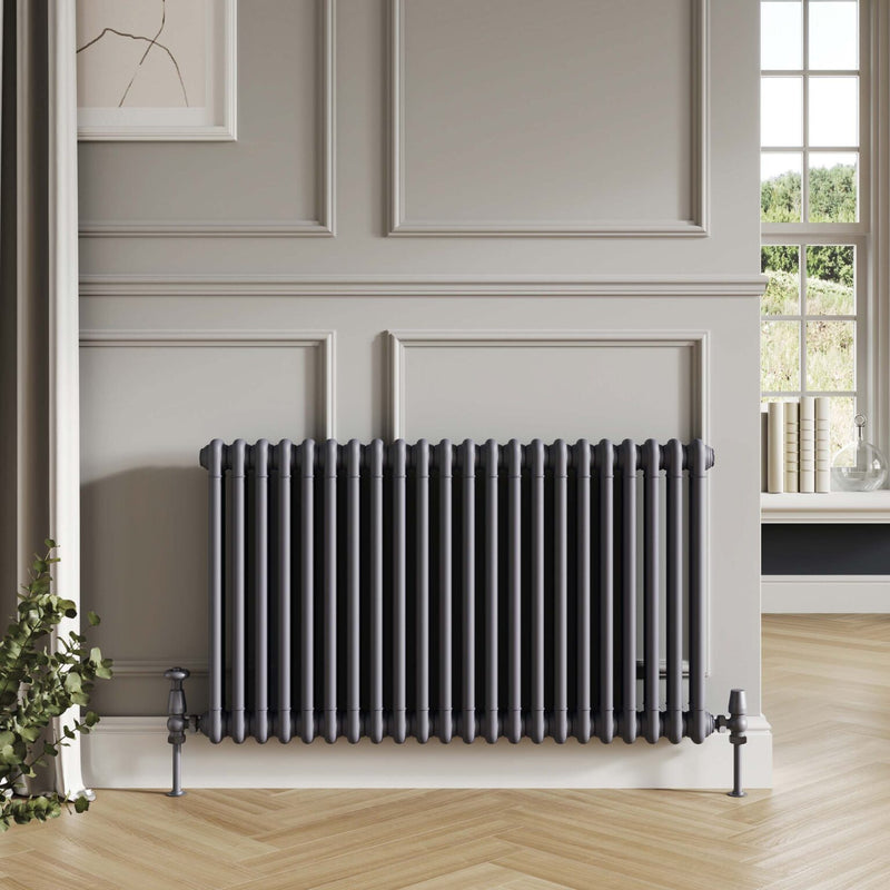 2 Column Horizontal Anthracite Designer Radiator