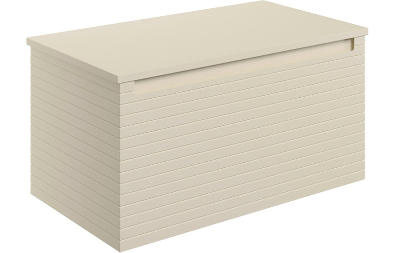 Belgrave 800mm Wall Hung Drawer Basin Unit And Top Matt Cotton