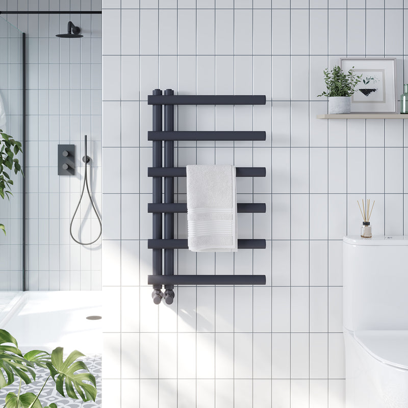 Carlo Carbon Anthracite Towel Radiator
