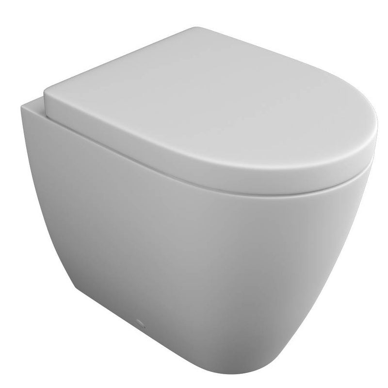 Genoa Round Rimless BTW Toilet With Premium Soft Close Seat