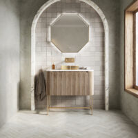 Linea Curve 900 Cabinet & Frame