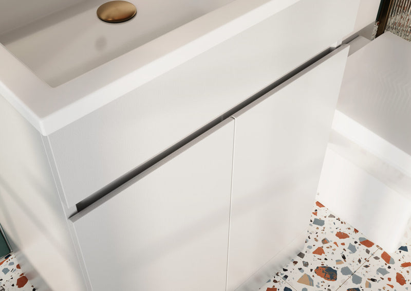 Waterguard Gloss White Vanity Unit & Wc Furniture Pack