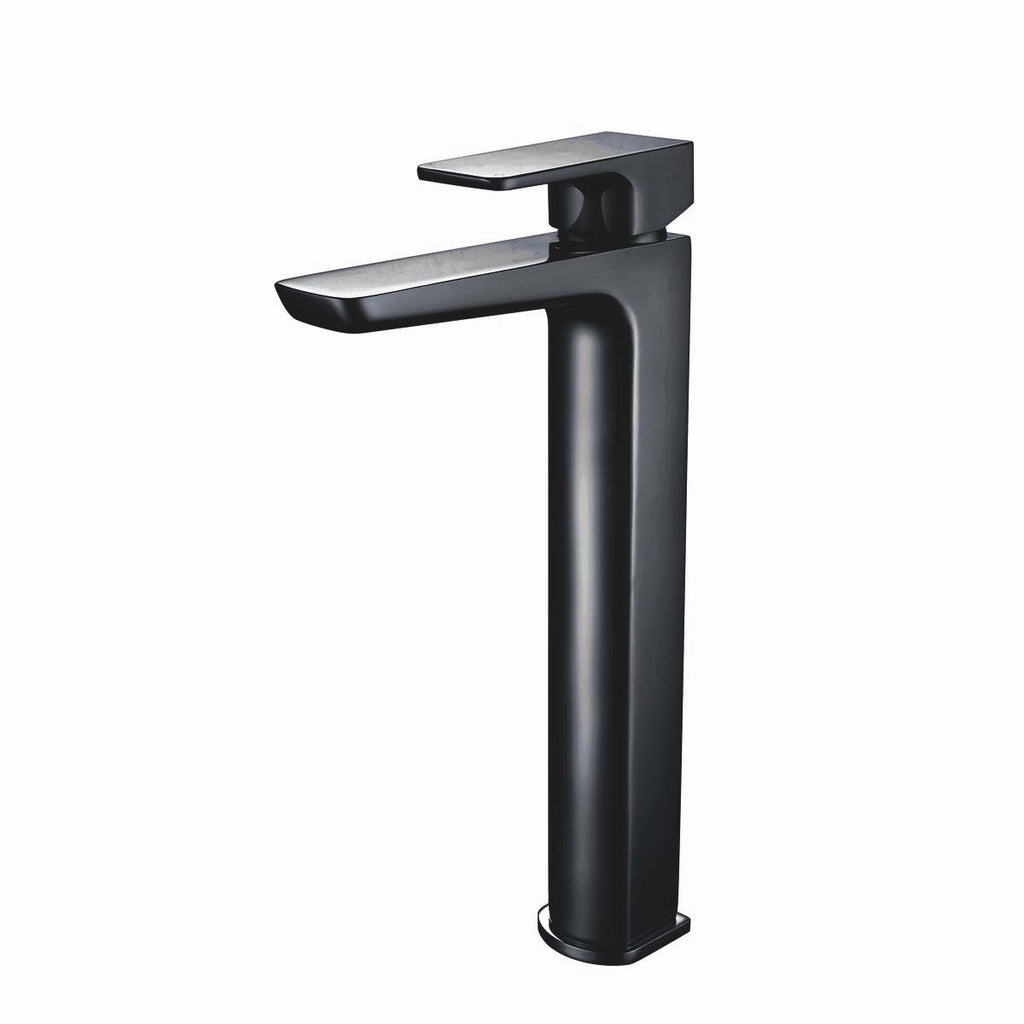 Muro Tall Mono Basin Mixer Black