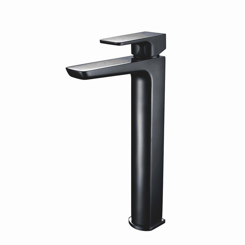 Muro Tall Mono Basin Mixer Black
