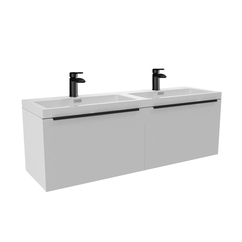 Muro 1200mm Basin Cabinet High Gloss White