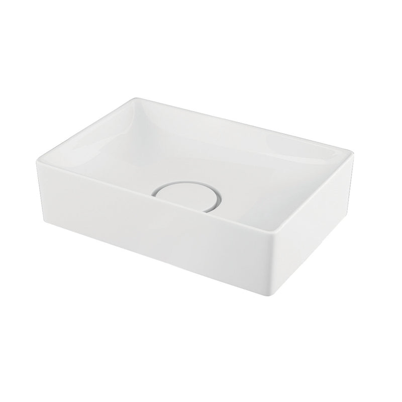 Stance 420mm Countertop Basin White Gloss