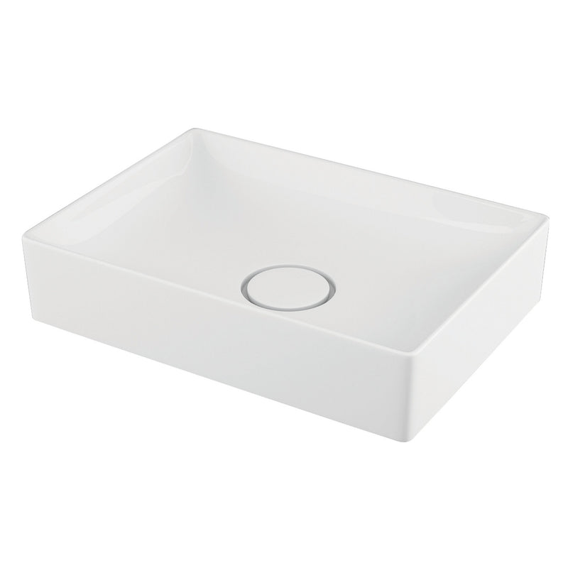 Stance 500mm Countertop Basin White Gloss