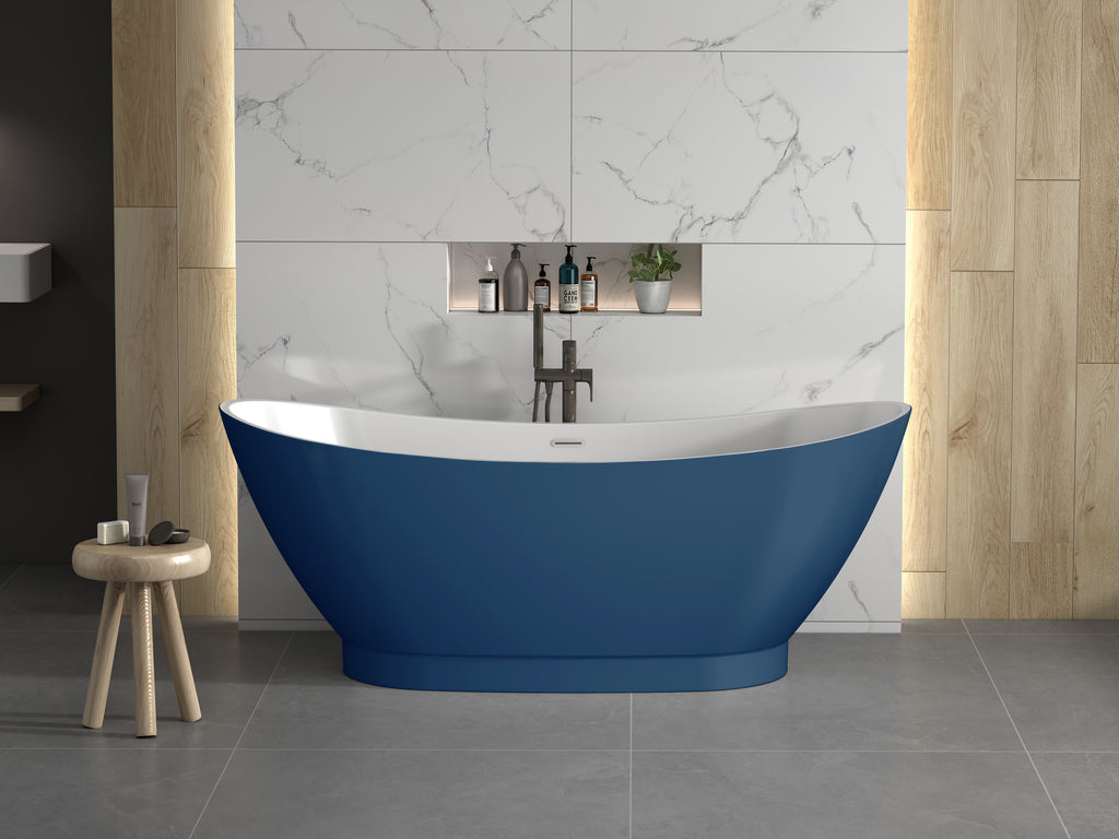 Doris freestanding Bath - 1750 - Standard White or Painted Variants