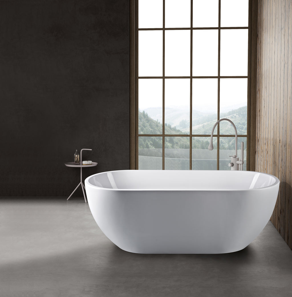 Belgravia Freestanding Bath 1700 x 750mm White or Painted Options
