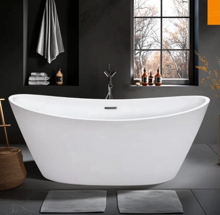 Aruba 1500 x 750mm Freestanding Bath White