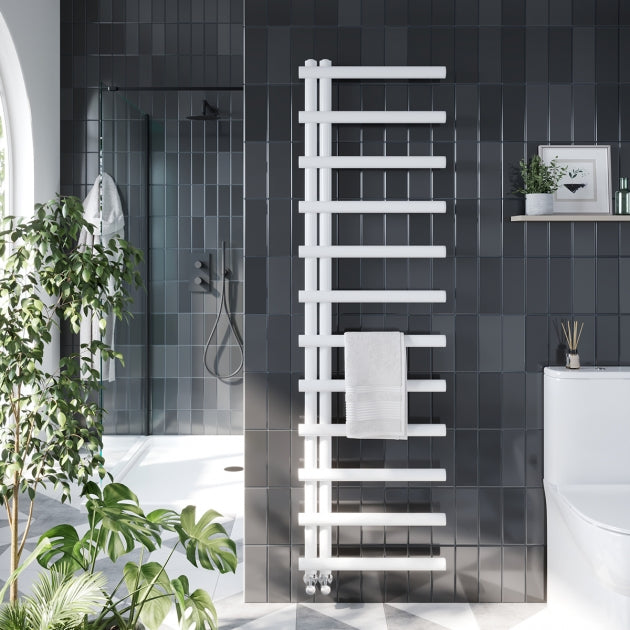 Carlo White Towel Radiator