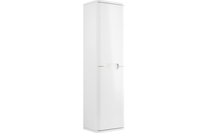 Curve Wall Hung 350mm Tall Boy White Gloss