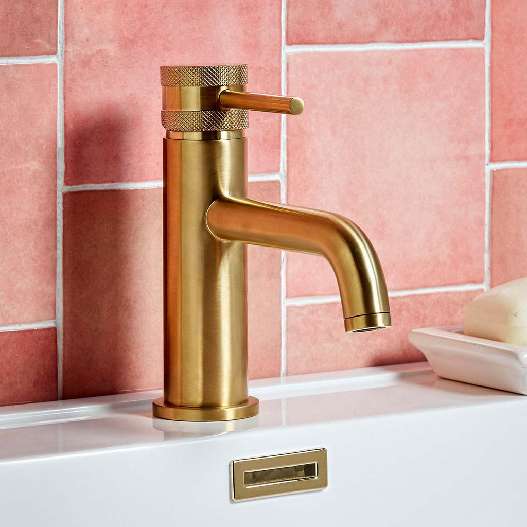 Core Mono Basin Mixer - Brushed Brass