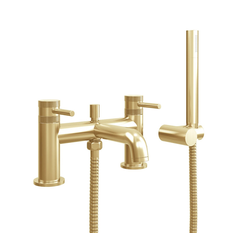 Core Bath Shower Mixer- Brushed brass