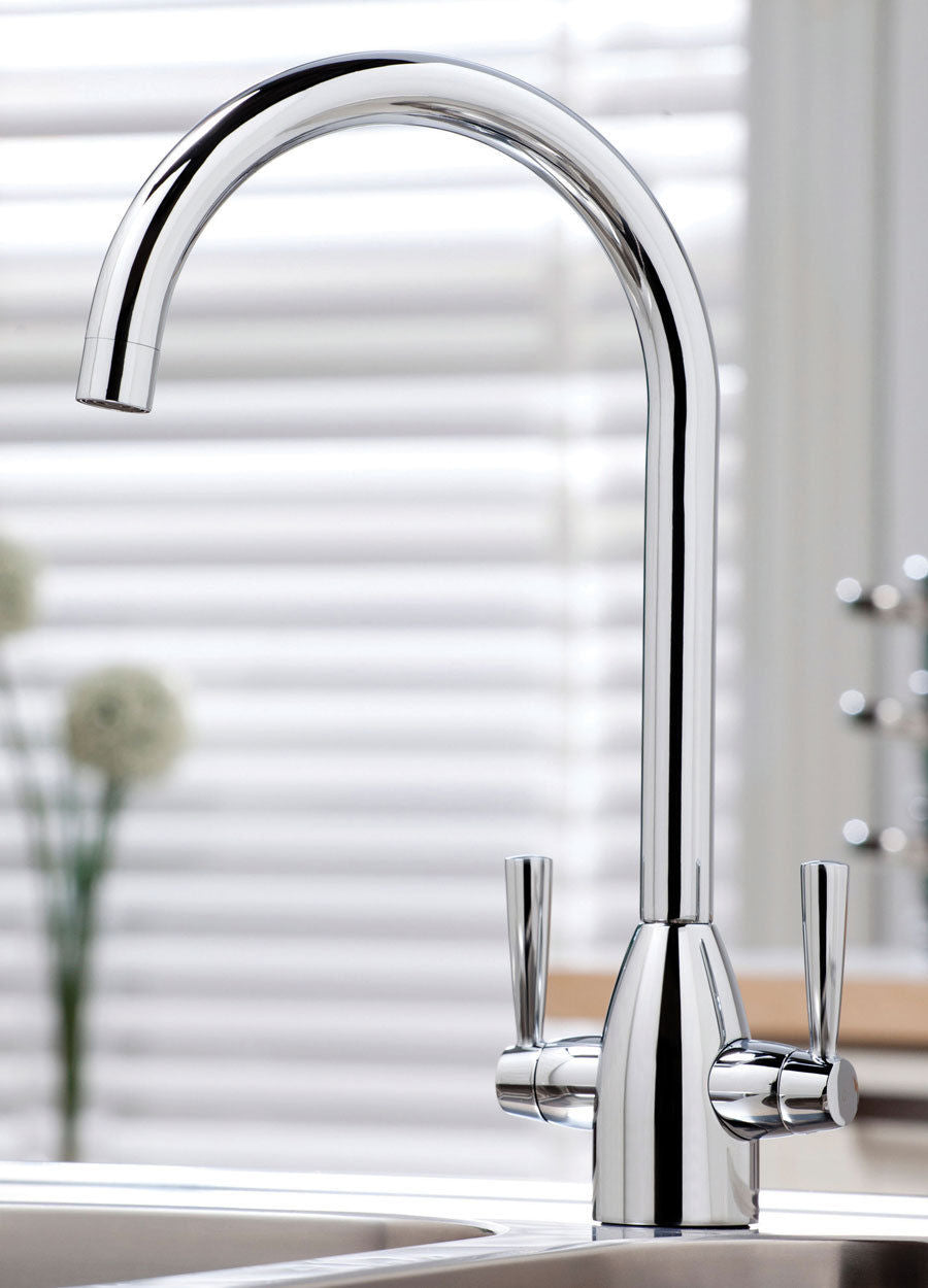 Marlo Modern Chrome Swivel Spout Kitchen Sink Mixer Tap - Leeds Clearance Bathrooms