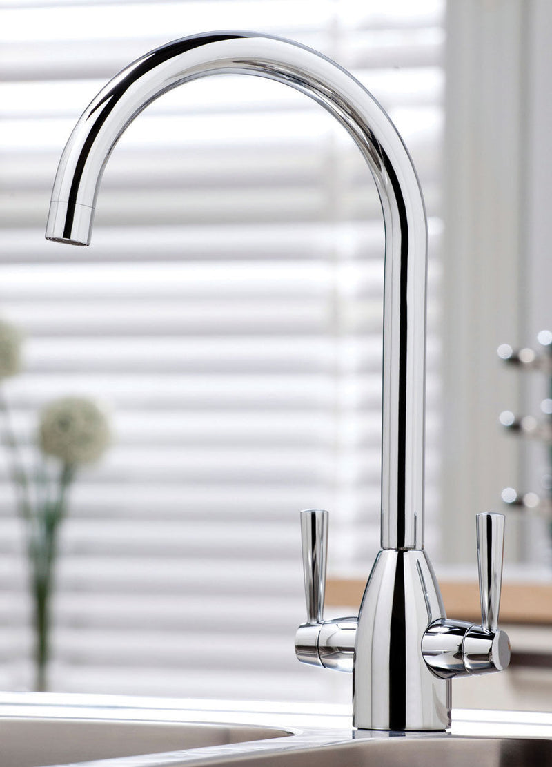 Marlo Modern Chrome Swivel Spout Kitchen Sink Mixer Tap - Leeds Clearance Bathrooms