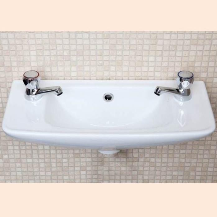 Wall Hung Cloakroom 2 th Basin - Leeds Clearance Bathrooms