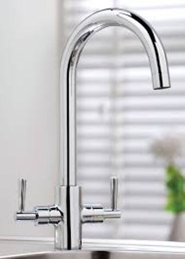 Kingston Chrome Modern Swivel Spout Kitchen Sink Mixer Tap - Leeds Clearance Bathrooms