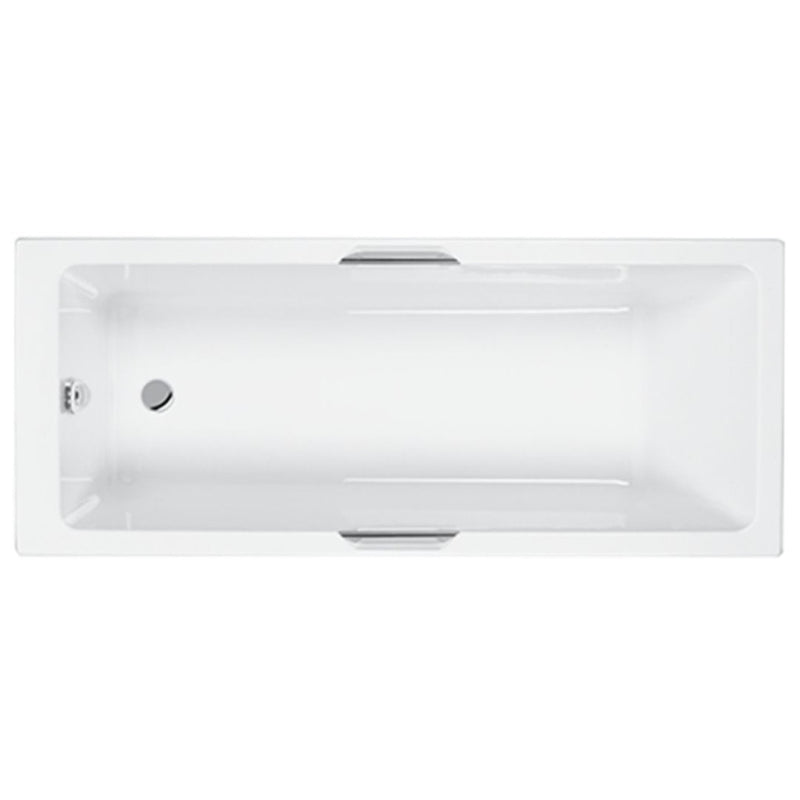 Carron Quantum Integra Twin Chrome Grip Single End Bath - choice of sizes