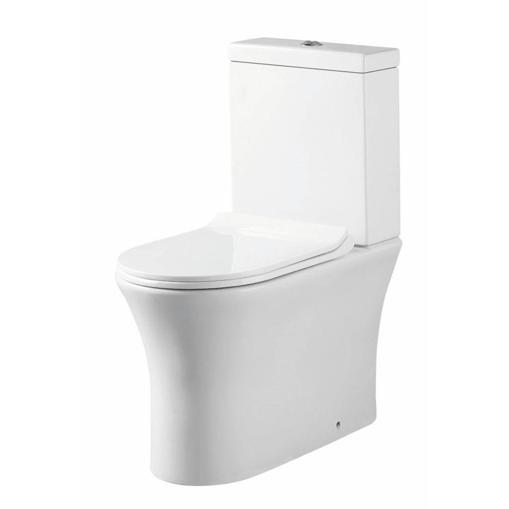 Deia Rimless Comfort Height Closed Back Pan Including Cistern & Soft Close Seat