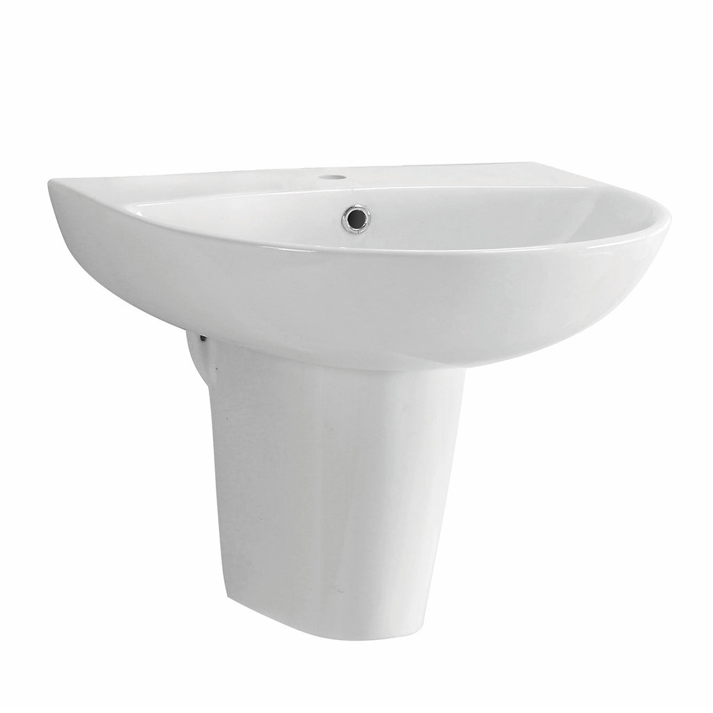 Deia/Belini 450mm Basin and Semi Pedestal