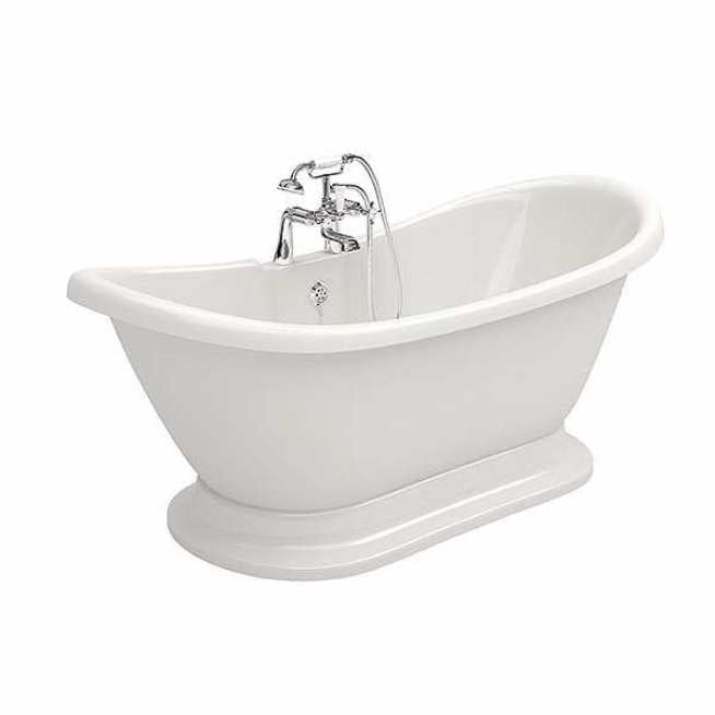 Lovell 1760mm Traditional Roll Top Freestanding Bath