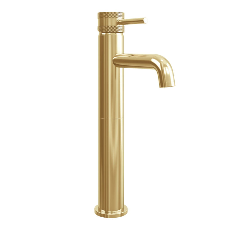 Core Tall Mono Basin Mixer Brushed Brass