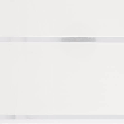 White Gloss with Silver Strip PVC Ceiling Panels/Cladding Pack of 4 pack coverage 1m x 2.7m