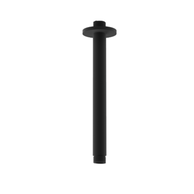 Round Ceiling Mounted Arm Black