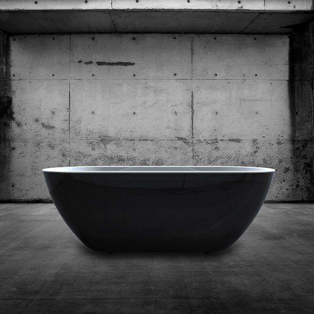 Charlotte Edwards Black Belgravia Freestanding Bath - Leeds Clearance Bathrooms
