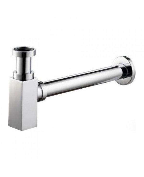 Chrome Square Bottle Trap