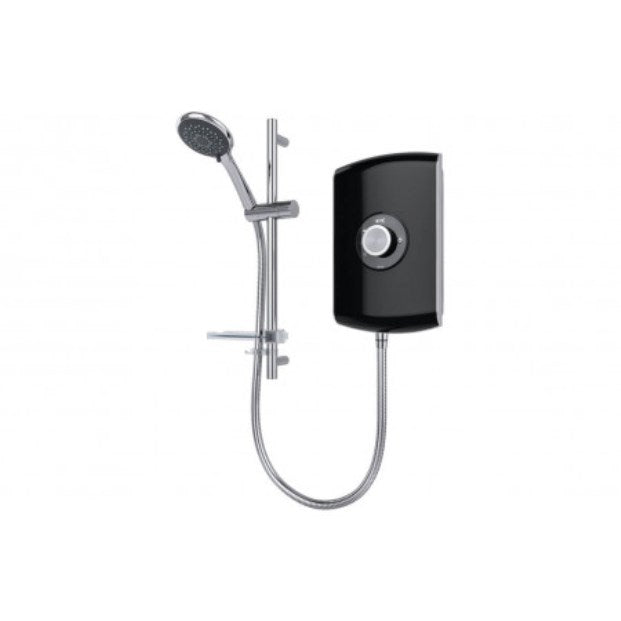 Triton 9.5kW Electric Shower Black Gloss
