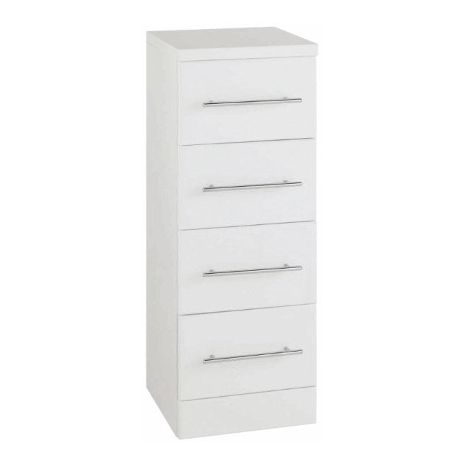 IMPAKT 4 Drawer Unit 300mm White Gloss