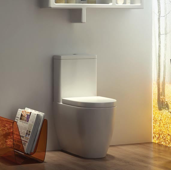 K-Vit Genoa Close-To-Wall Close Coupled Toilet with Soft Close Seat