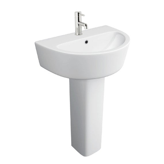 Genoa 550mm Basin and Full Pedestal