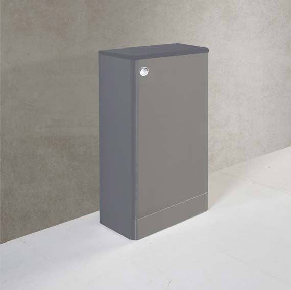 FUR287OP Kartell Options 500mm WC Unit with Concealed Cistern - Basalt Grey