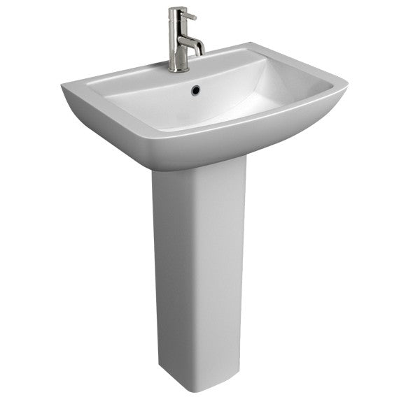 Kartell Pure Basin and Full Pedestal