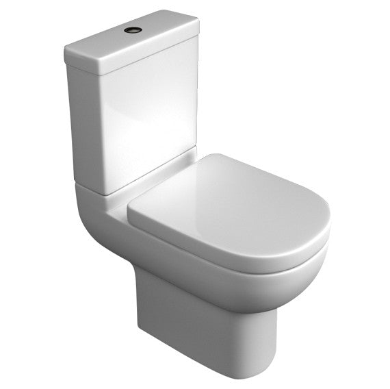 Kartell Studio Close Coupled Toilet with Soft Close Seat