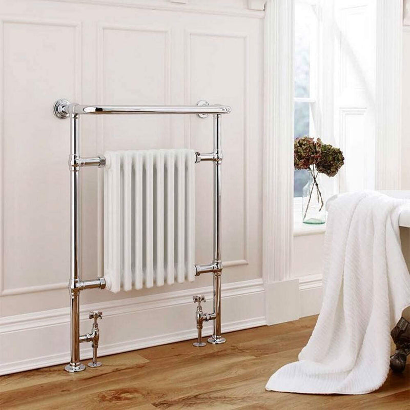 Crown Traditional Heated Towel Rail Radiator 675 x 945mm