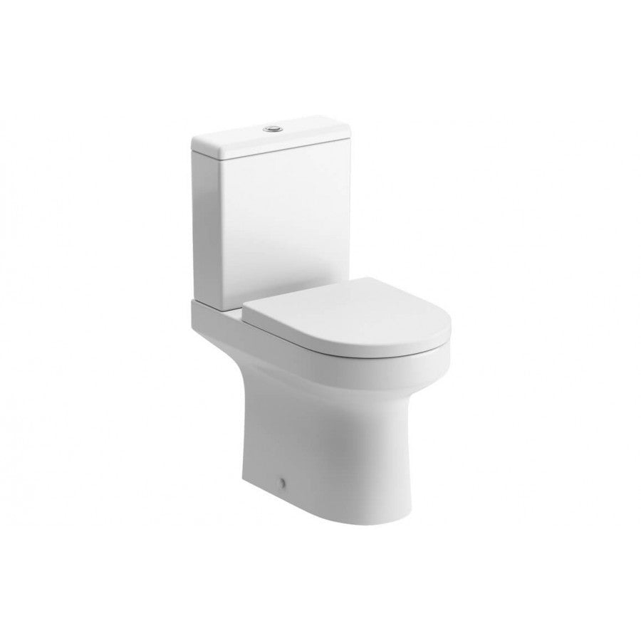 Harton Rimless Close Coupled Toilet with Soft Close Seat