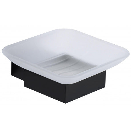 Mono Soap Dish and Holder Matt Black