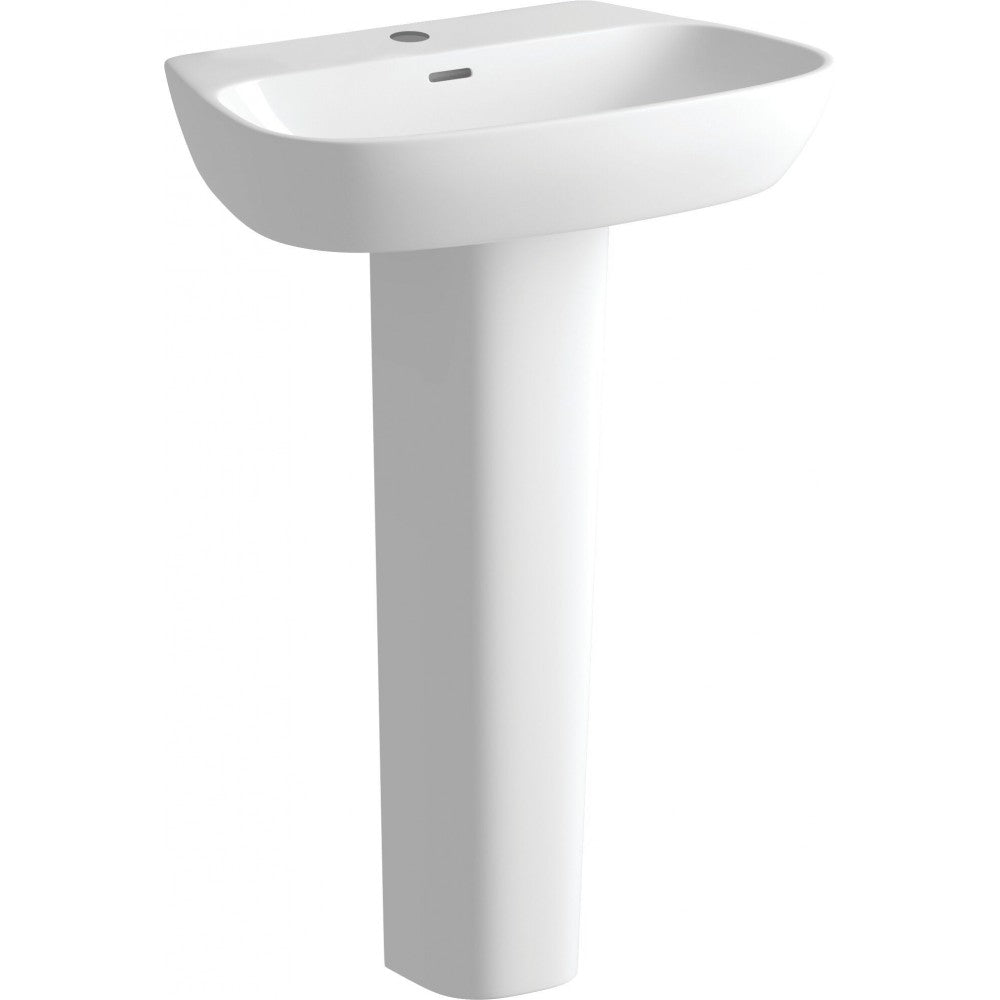 Bedale 600mm Basin and Full Pedestal