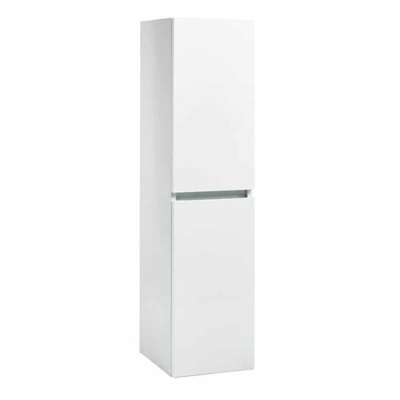 Muro 1200mm White Gloss Wall Mounted Tall Boy Unit