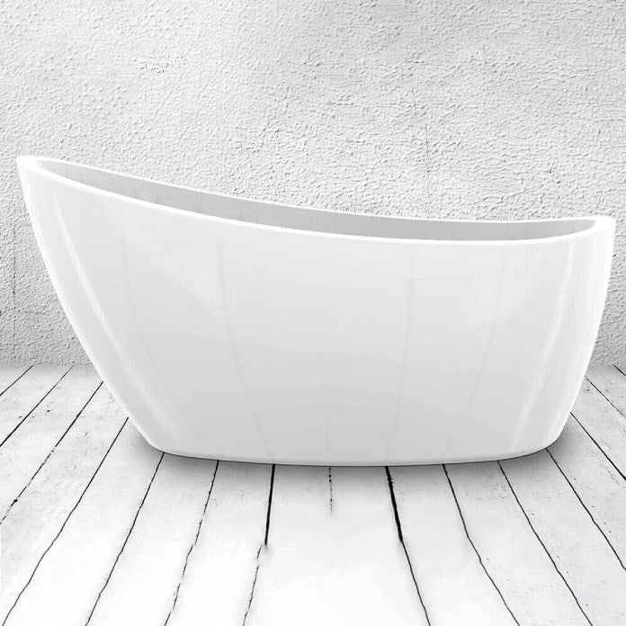 Vincent Alexander Orchid Freestanding Bath with Freestanding Waterfall Tap - Leeds Clearance Bathrooms