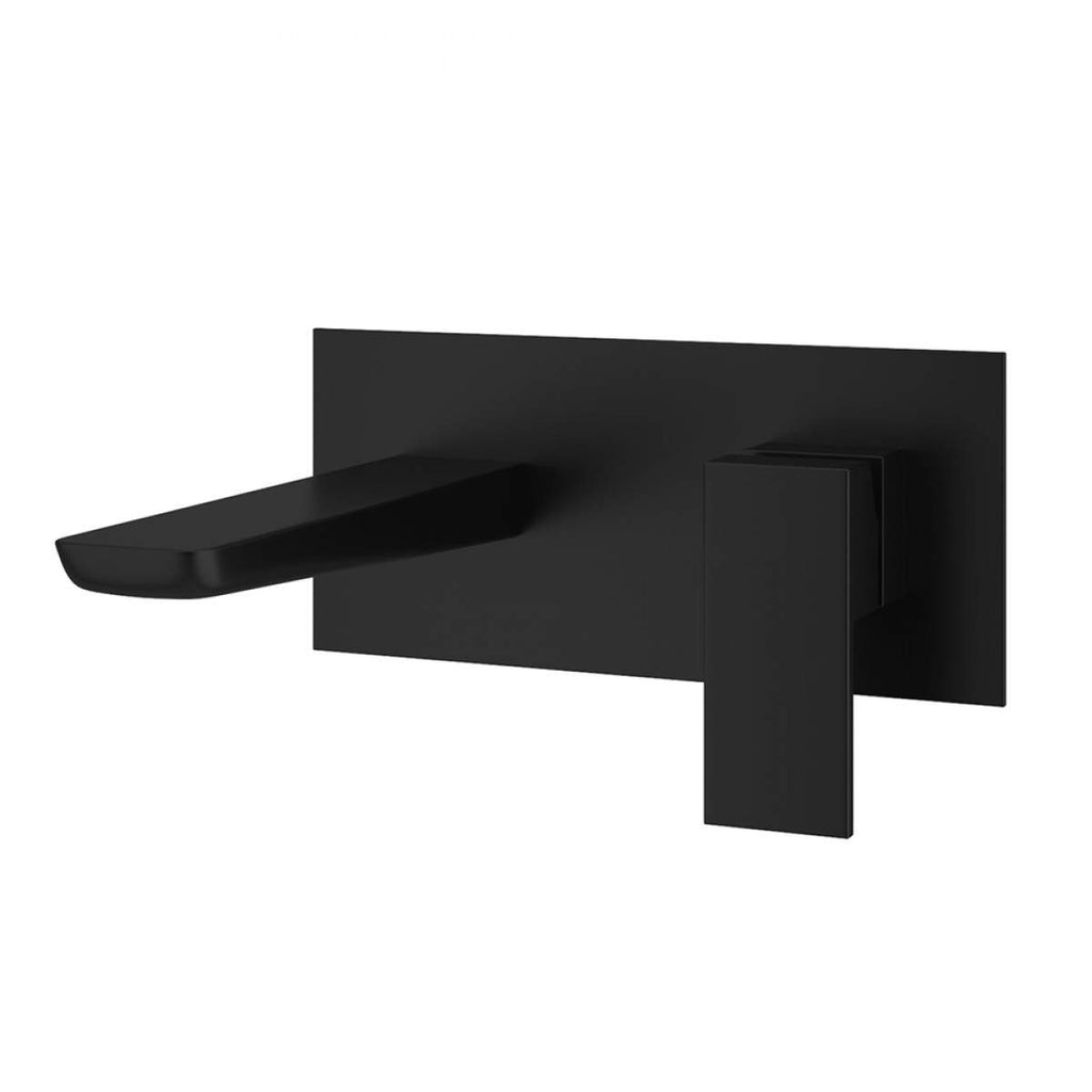 Muro Wall Mounted Basin Mixer Black