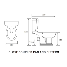Coxwold Close Coupled Pan, Cistern And Soft Close Seat