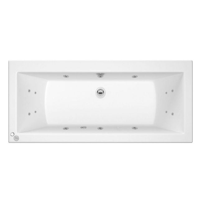 Thirty6 MyHome Whirlpool 1700 x 750 Square Double End Bath 14 Jets