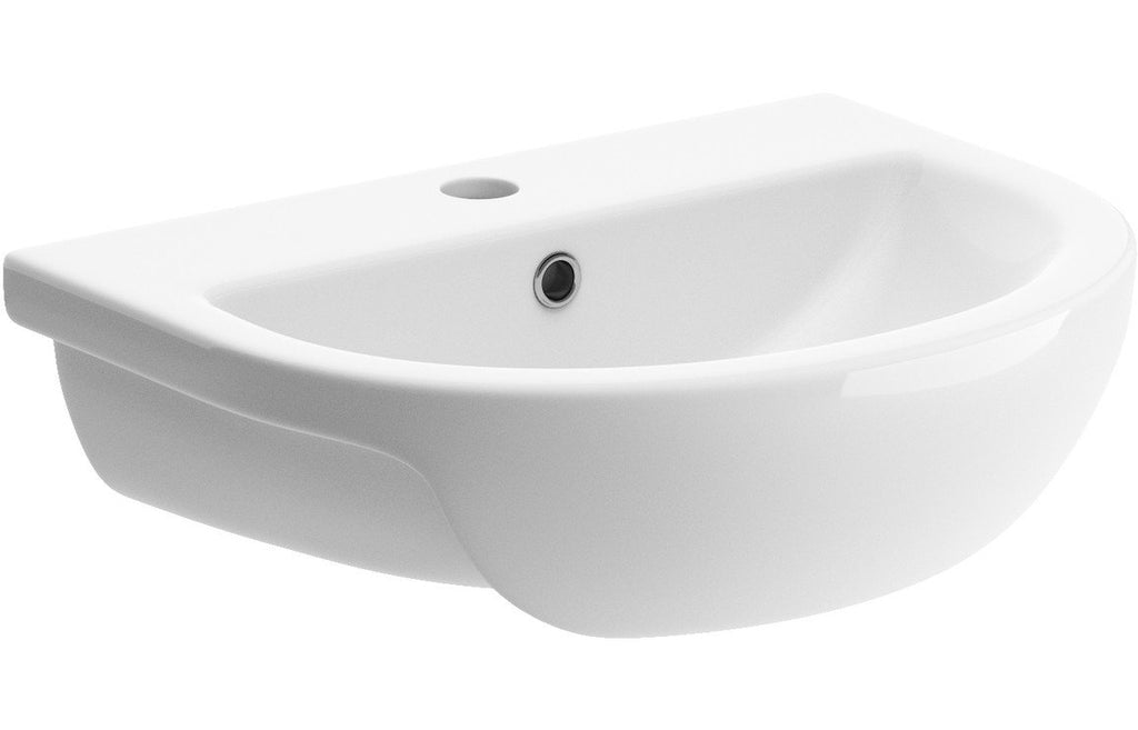 Naburn 500mm Semi Recess Basin
