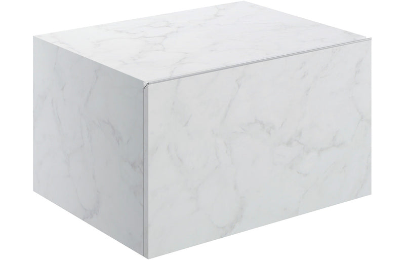 Mineral 600mm Wall Hung Furniture Set White Marble